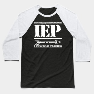 special education teacher shirt cheetah, iep i encourage progress Baseball T-Shirt